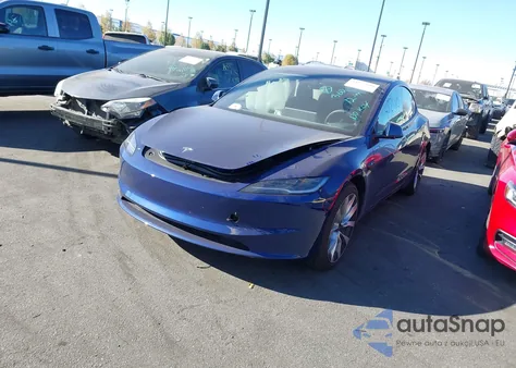 2025 Tesla Model 3 Long Range Rear-Wheel Drive/Standard Rear-Wheel Drive z USA, uszkodzony, nr VIN 5YJ3E1EA4SF921065